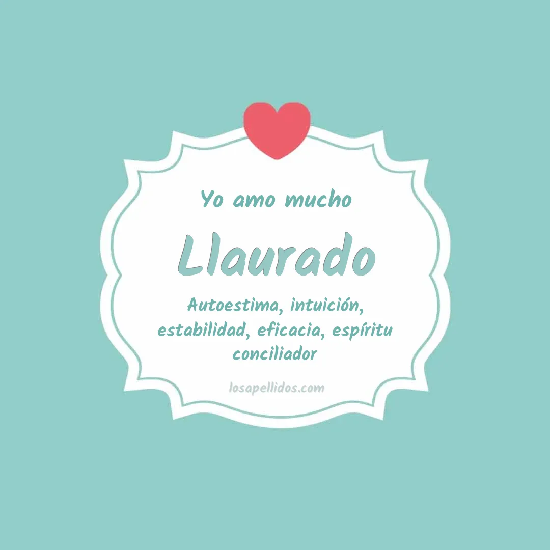 Yo amo mucho Llaurado