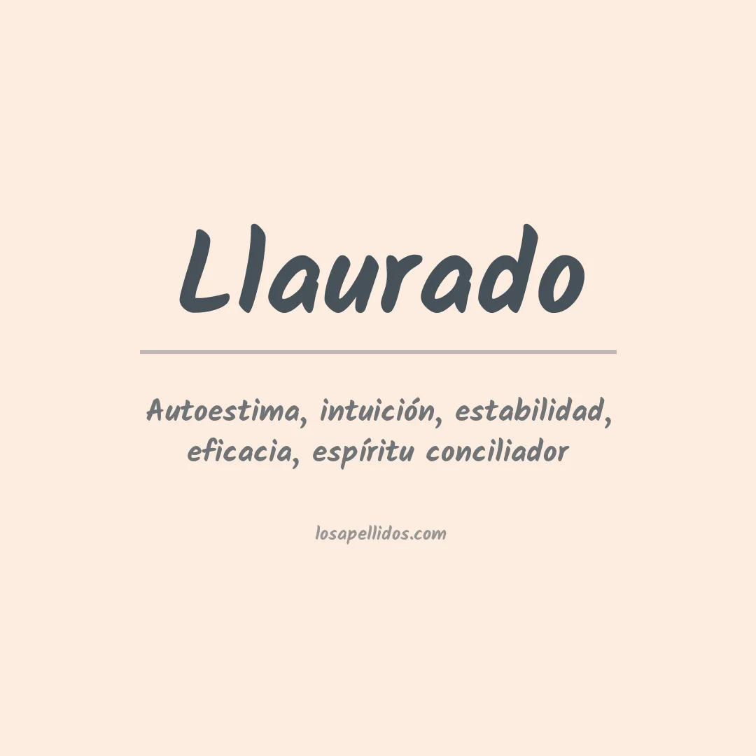 Apellido Llaurado