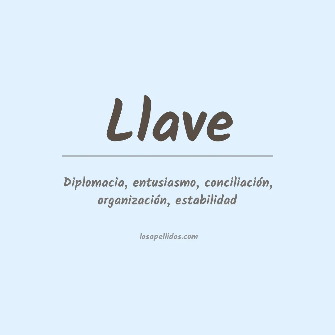 Apellido Llave