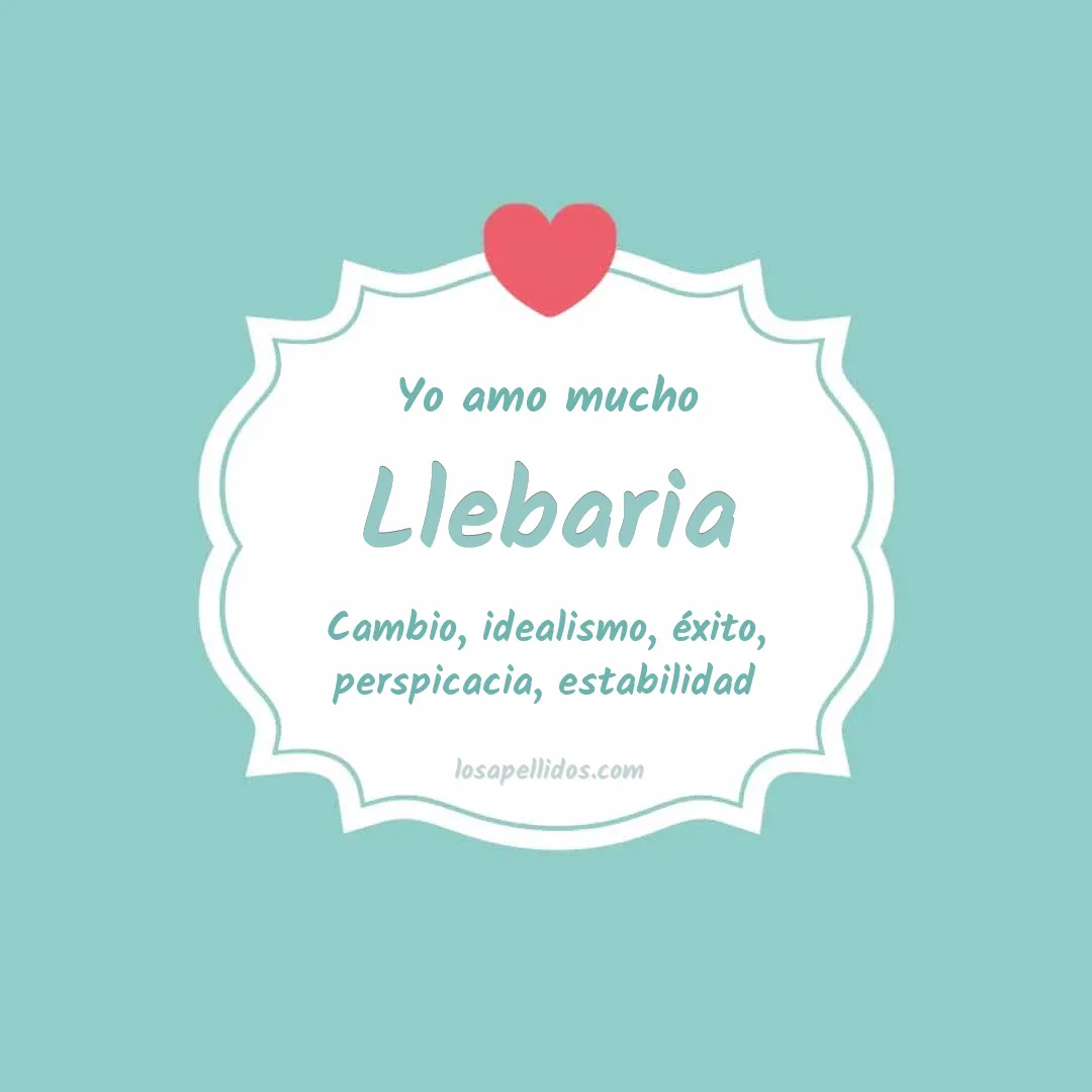 Yo amo mucho Llebaria