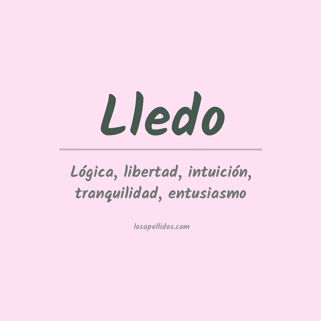 Apellido Lledo