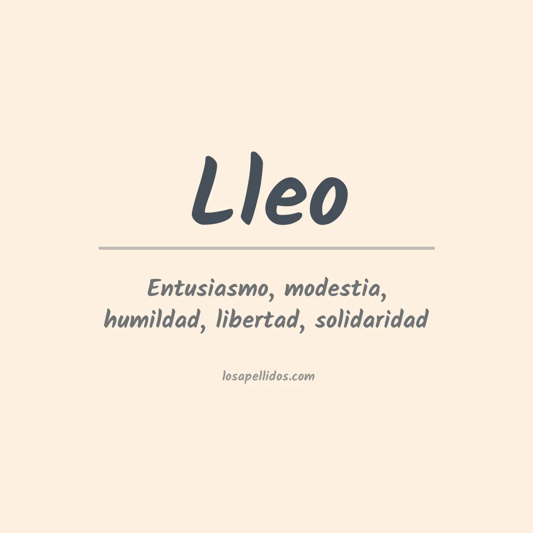 Apellido Lleo