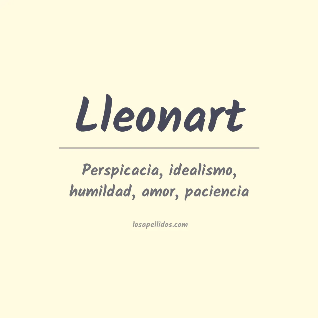 Apellido Lleonart