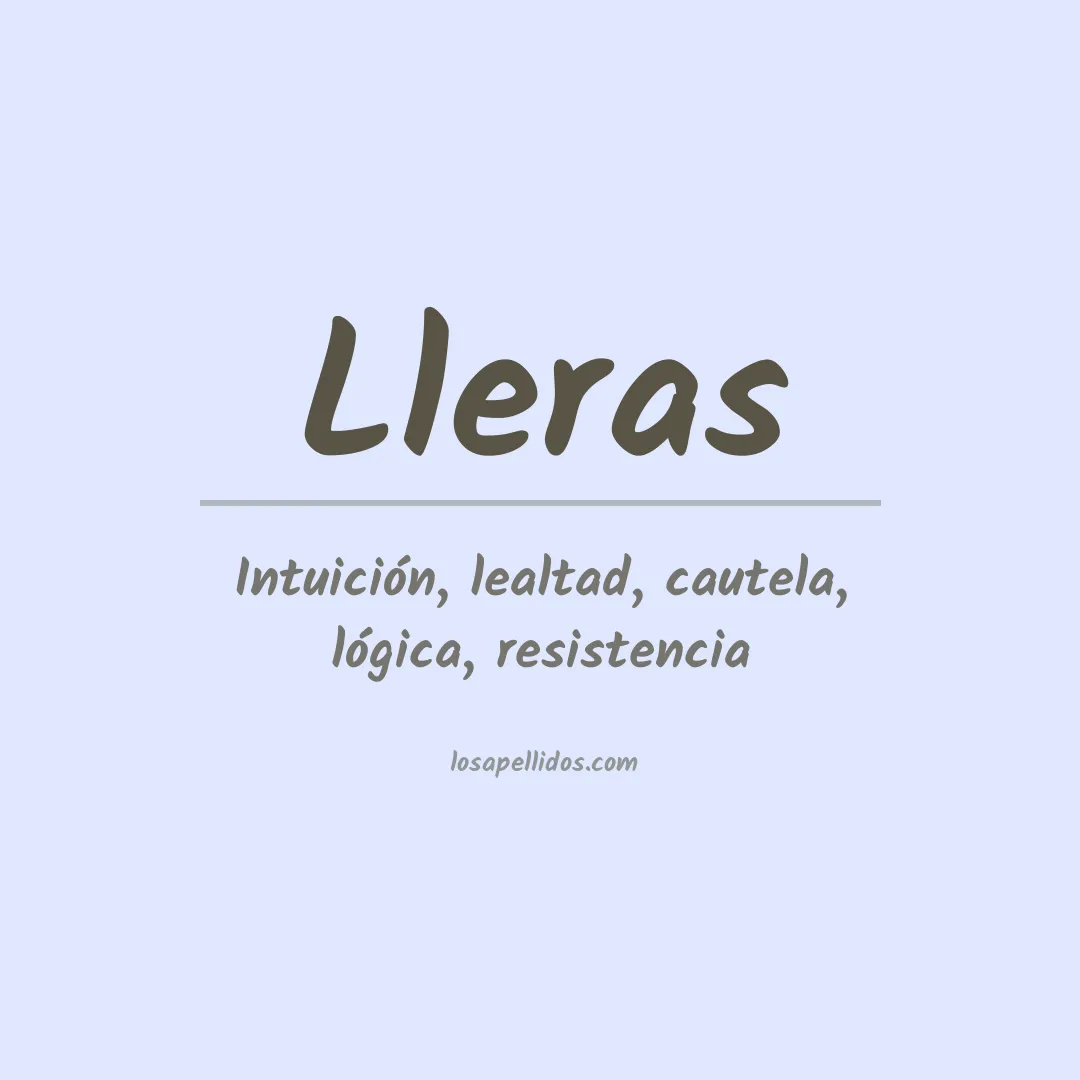 Apellido Lleras