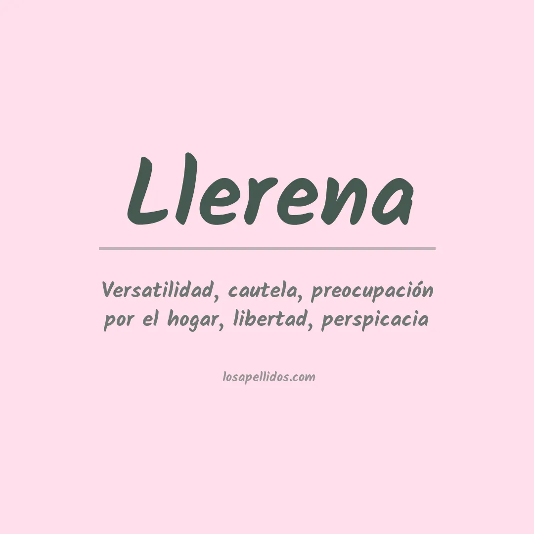 Apellido Llerena