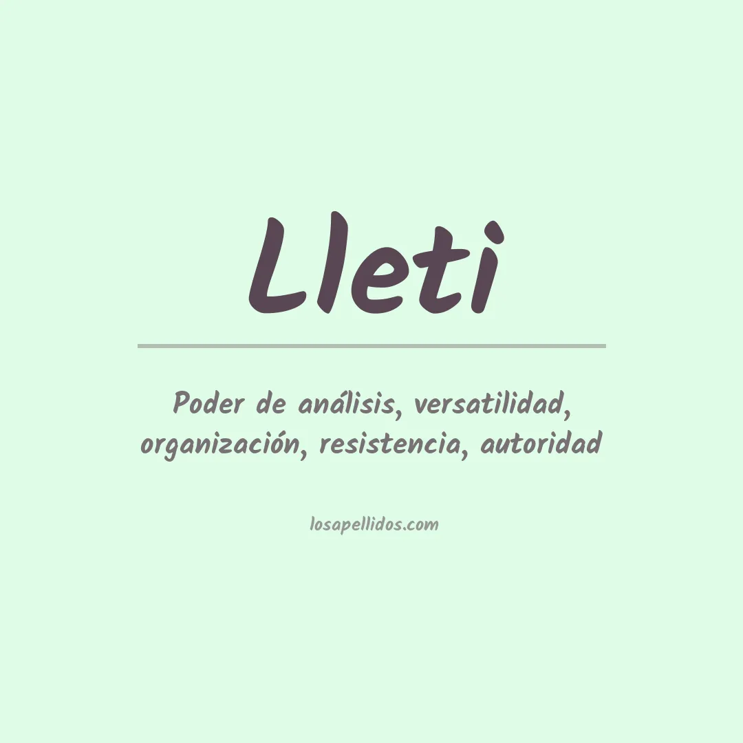 Apellido Lleti