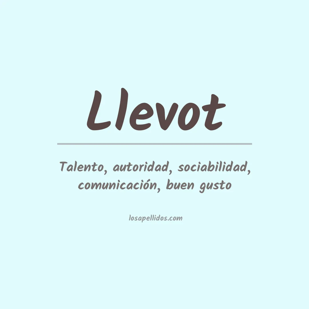 Apellido Llevot