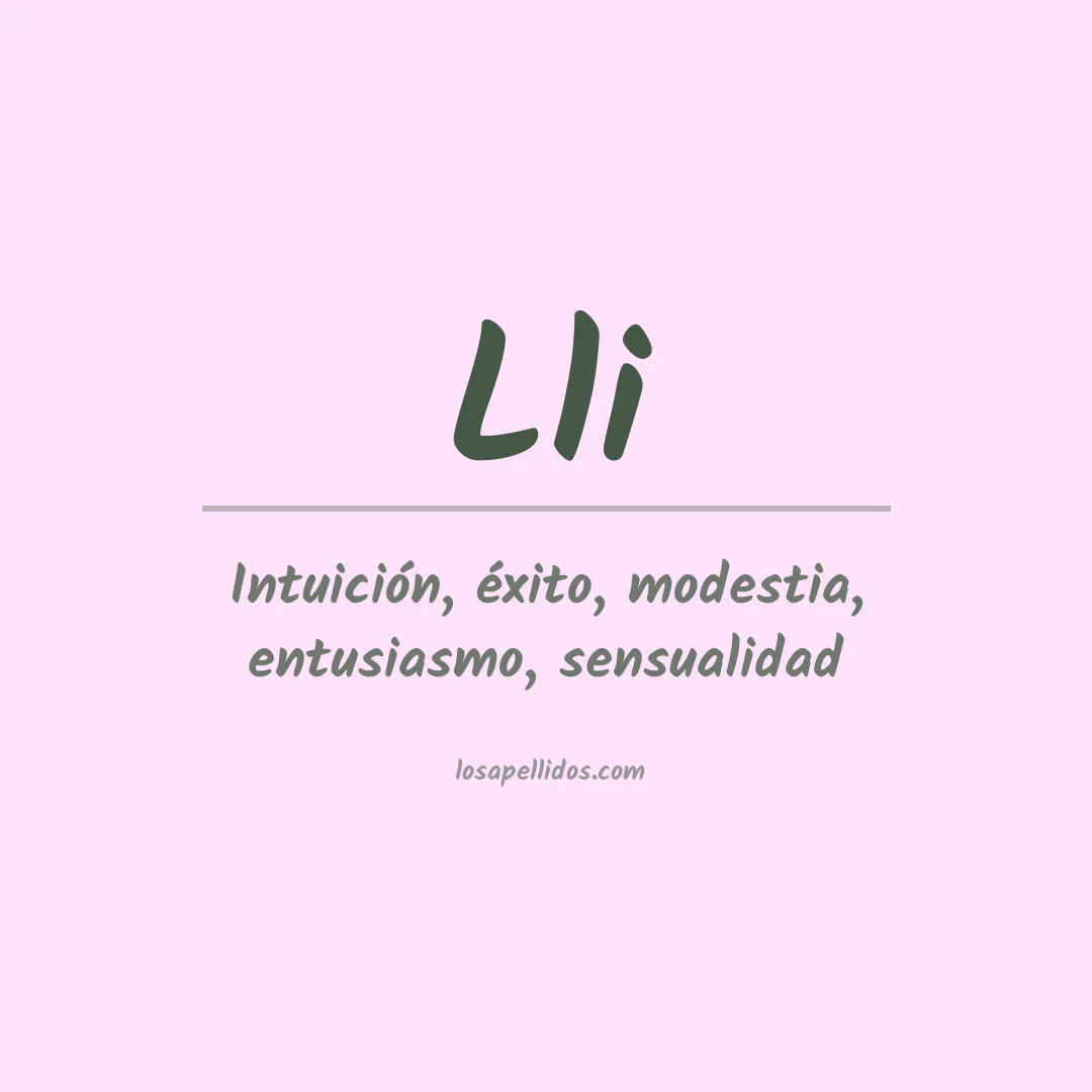 Apellido Lli