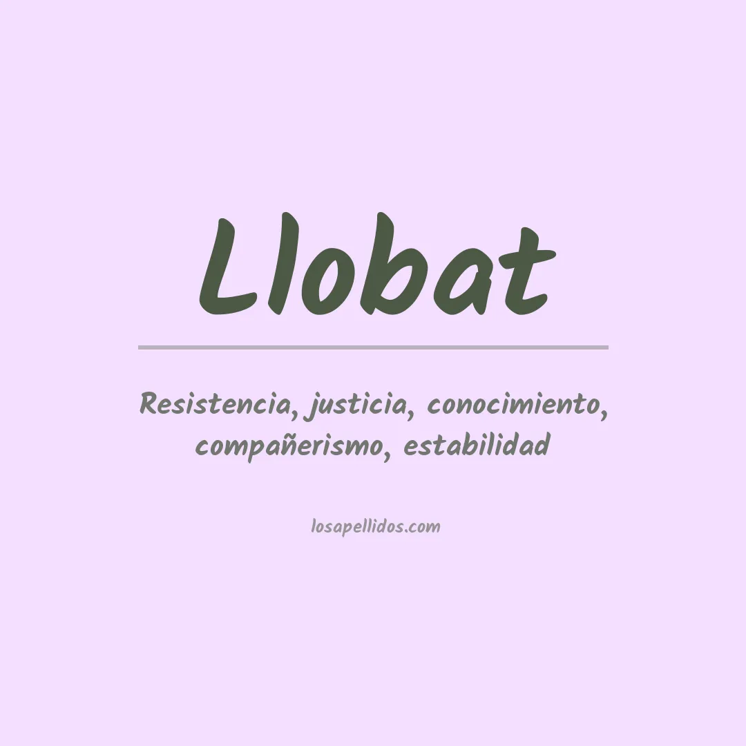 Apellido Llobat