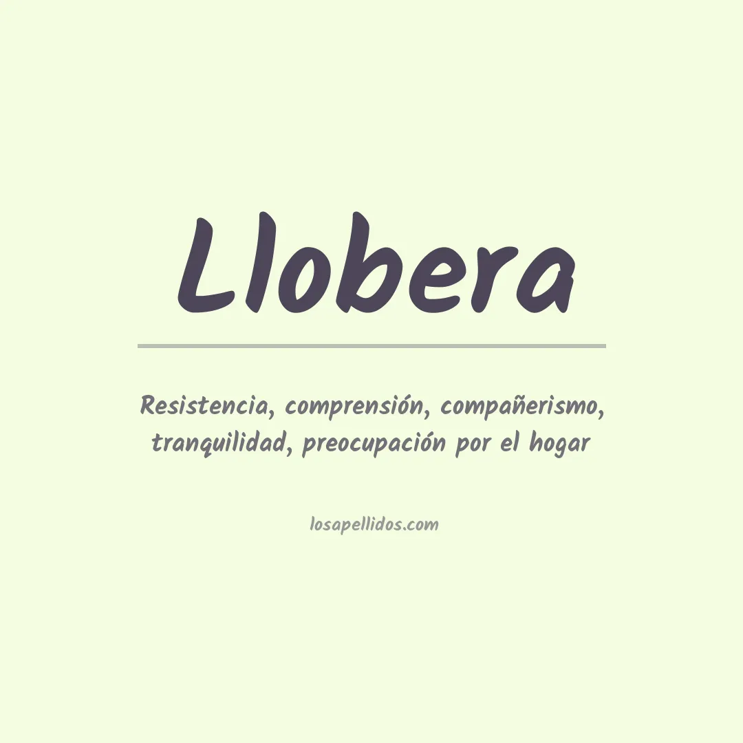 Apellido Llobera
