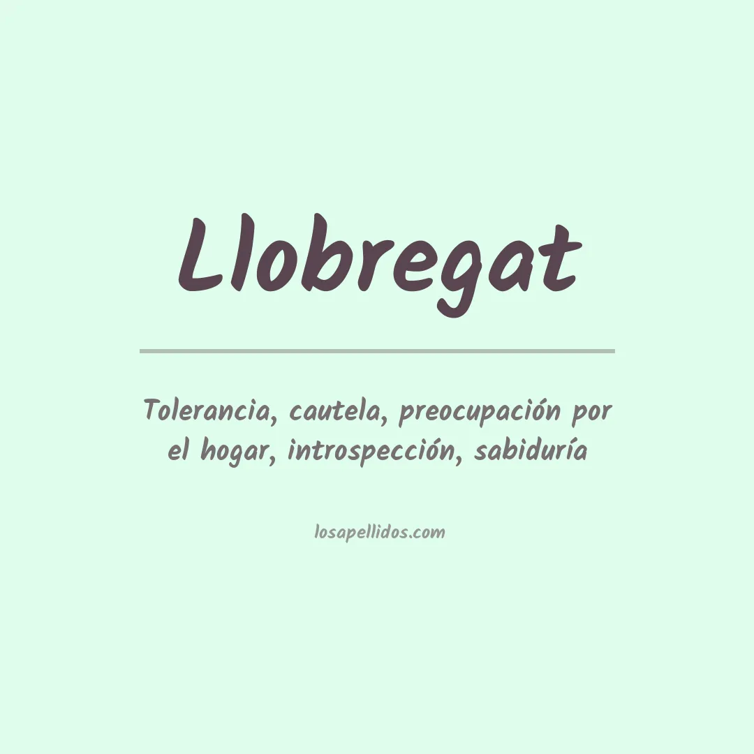 Apellido Llobregat