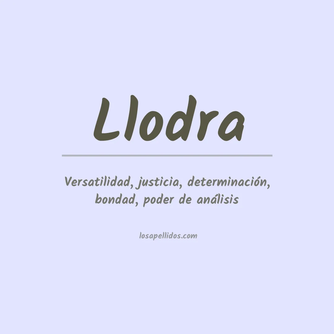 Apellido Llodra