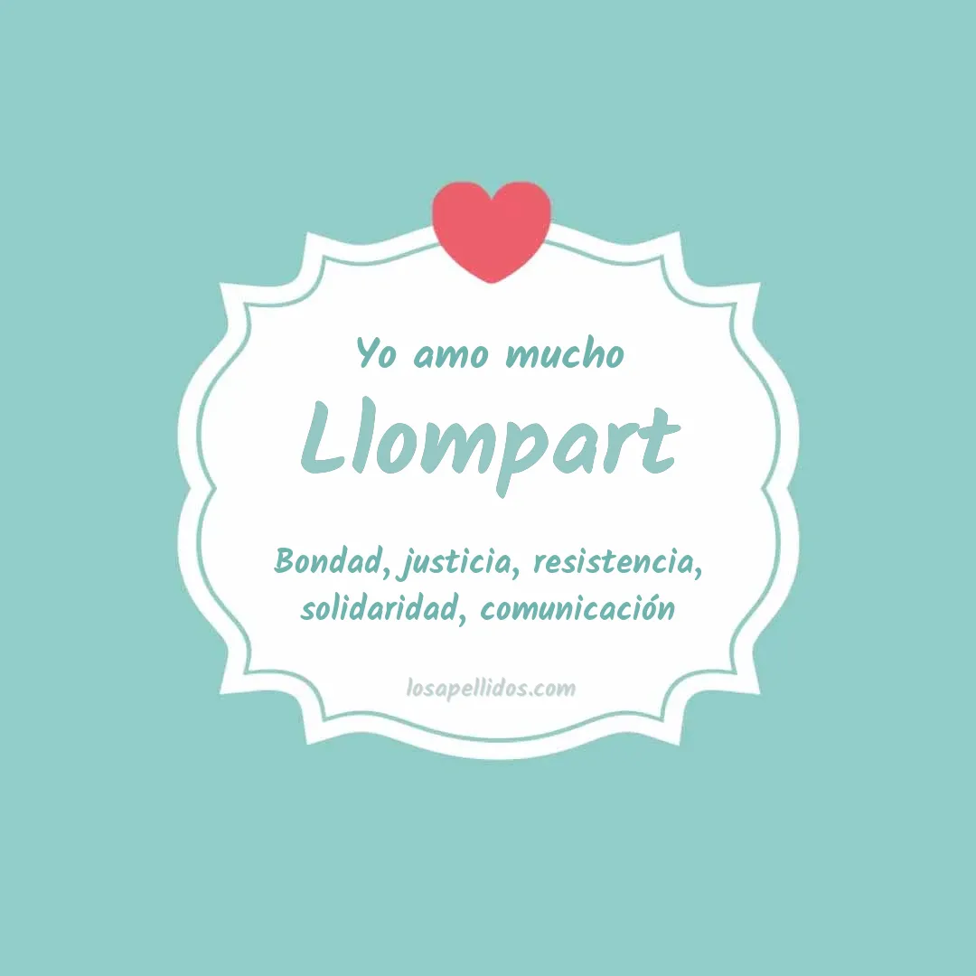 Yo amo mucho Llompart