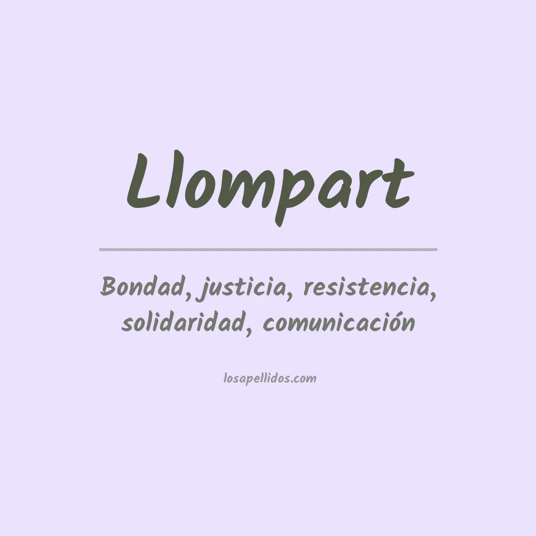 Apellido Llompart