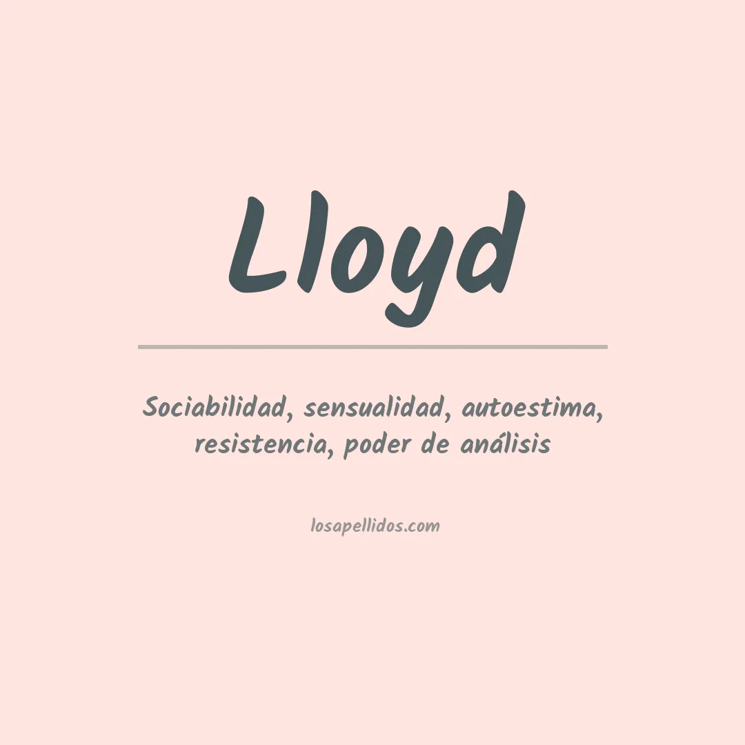 Apellido Lloyd