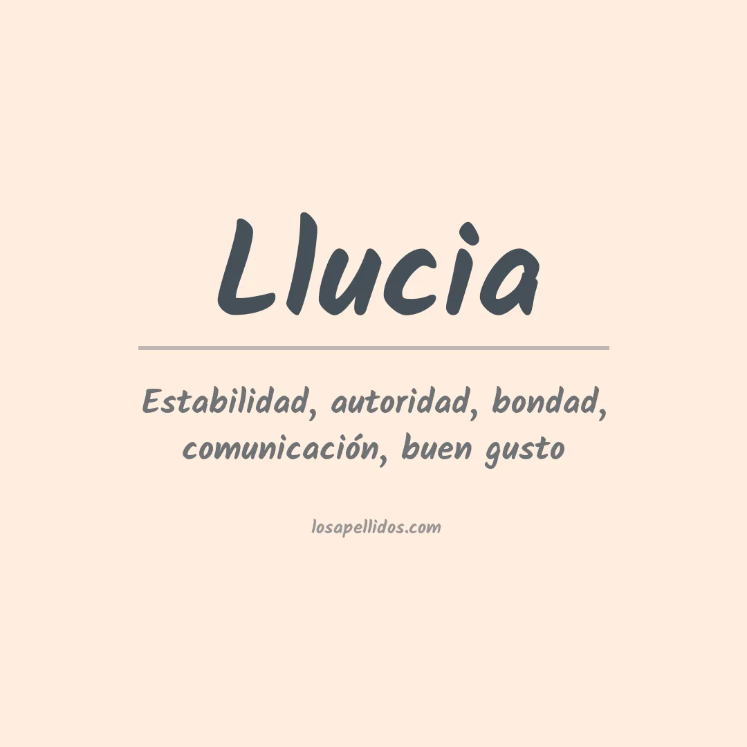 Apellido Llucia