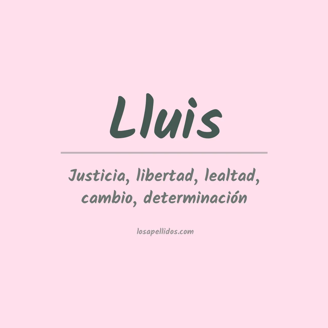 Apellido Lluis