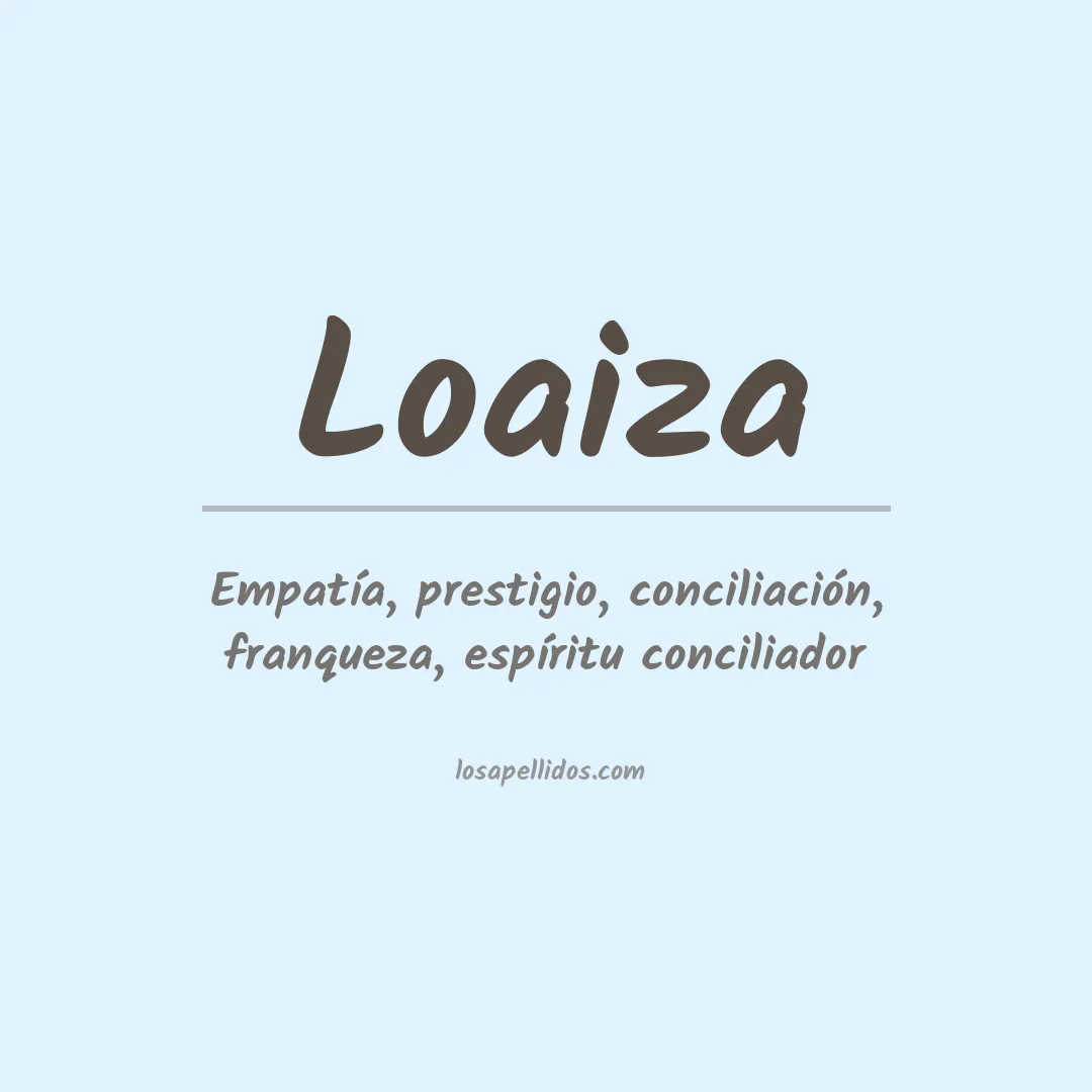 Apellido Loaiza