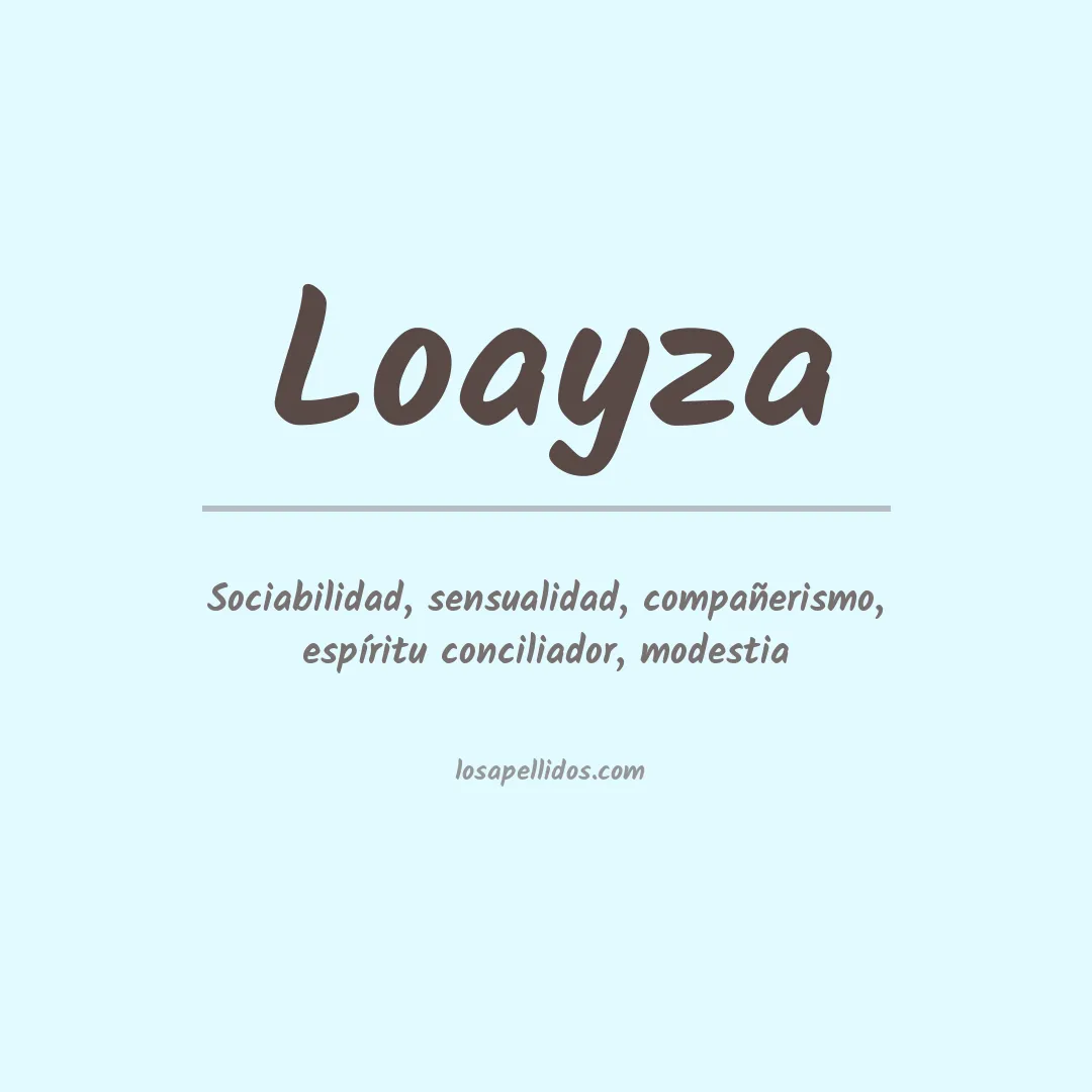 Apellido Loayza