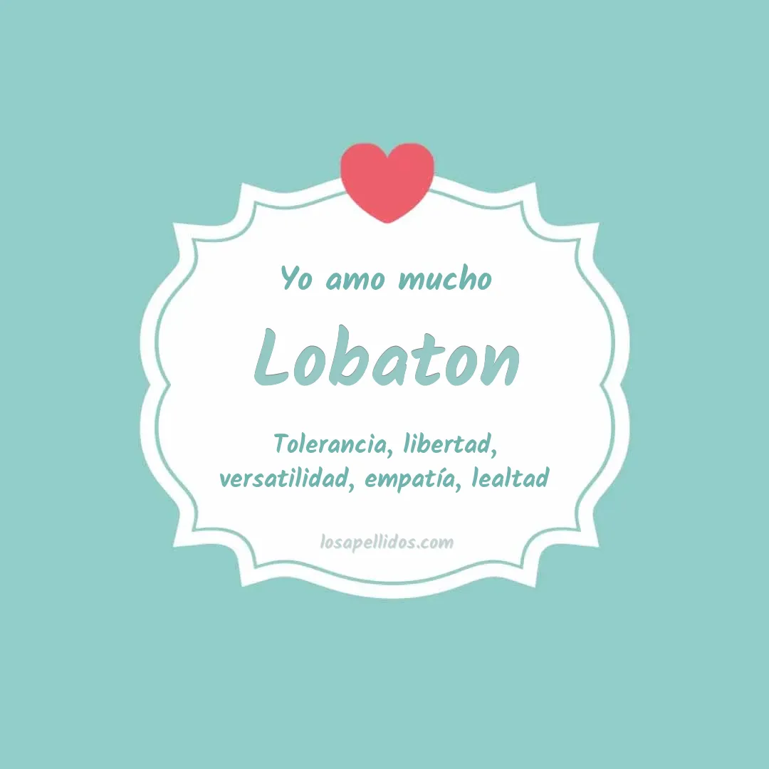 Yo amo mucho Lobaton