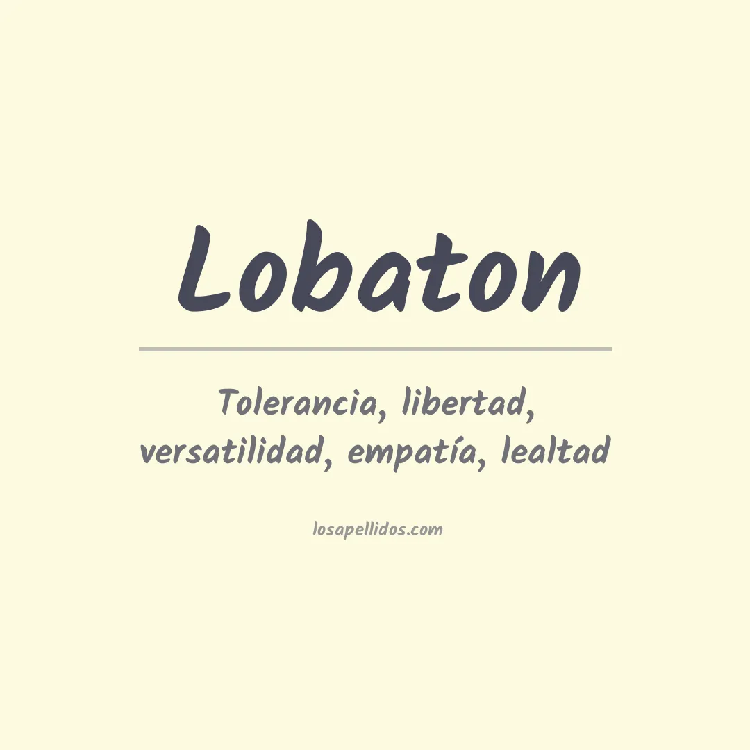 Apellido Lobaton