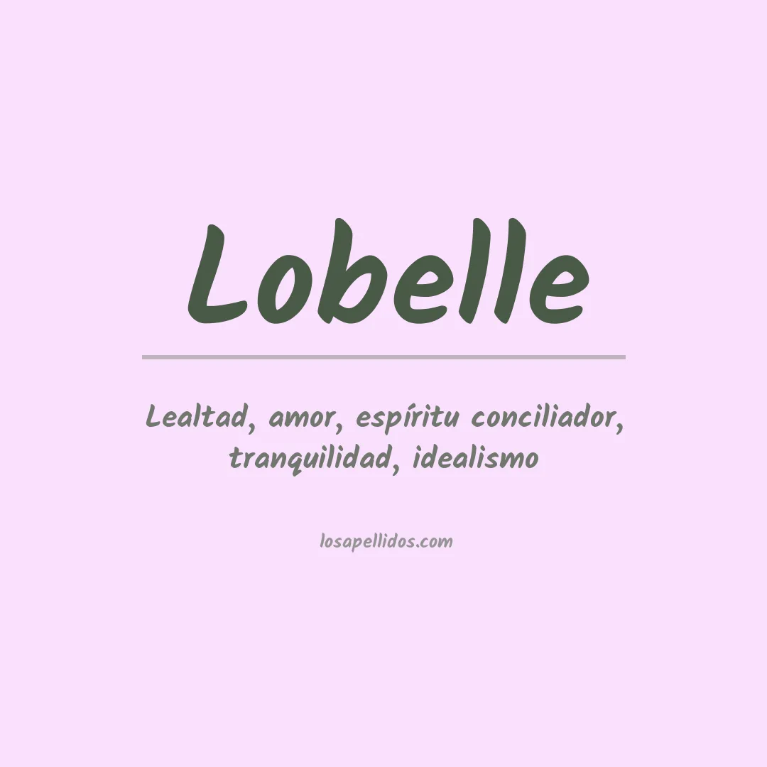 Apellido Lobelle