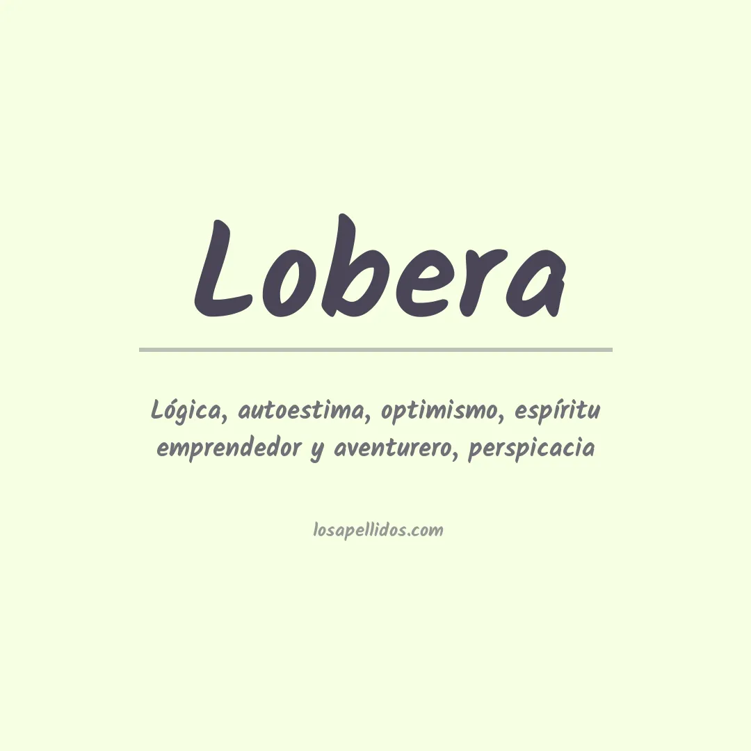 Apellido Lobera