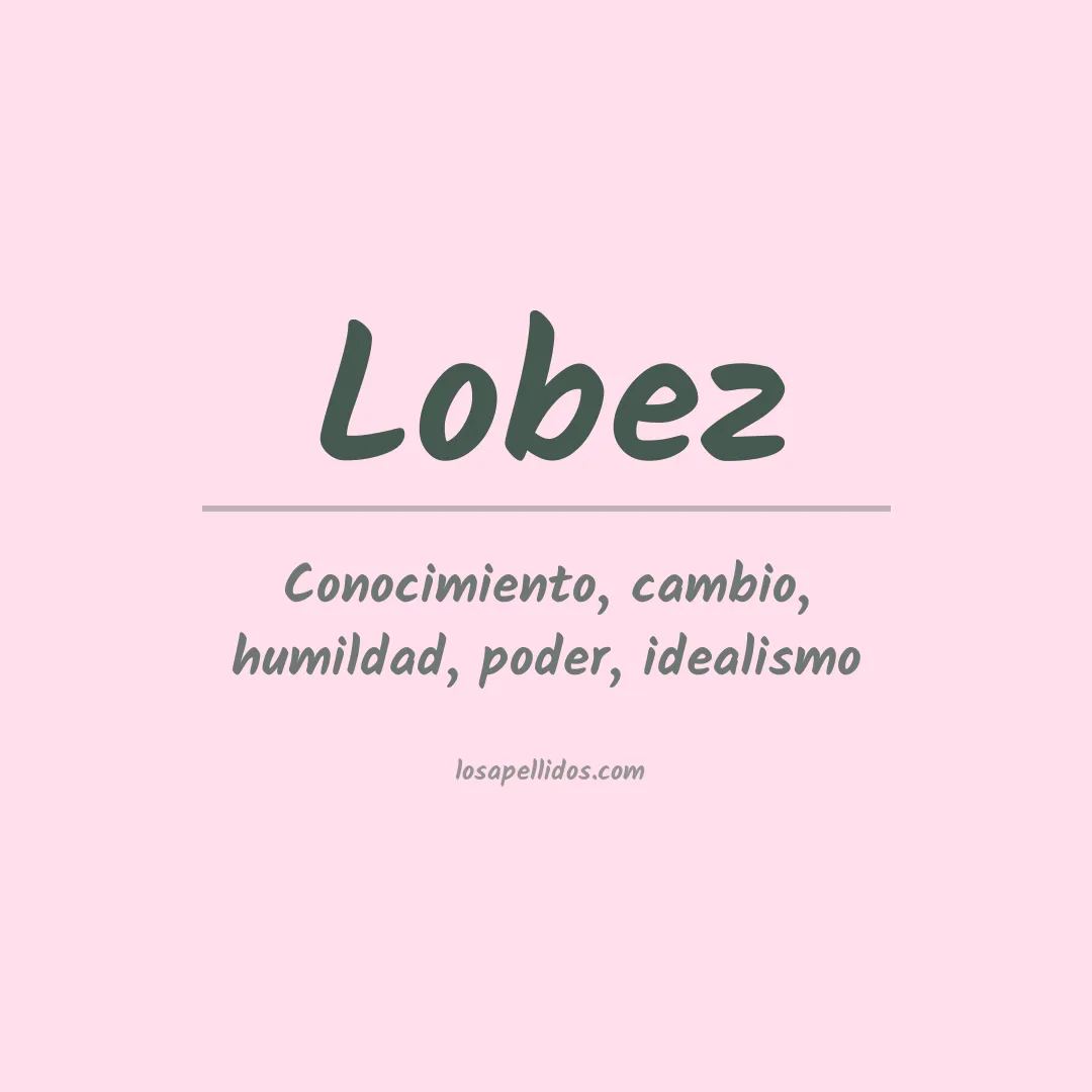 Apellido Lobez