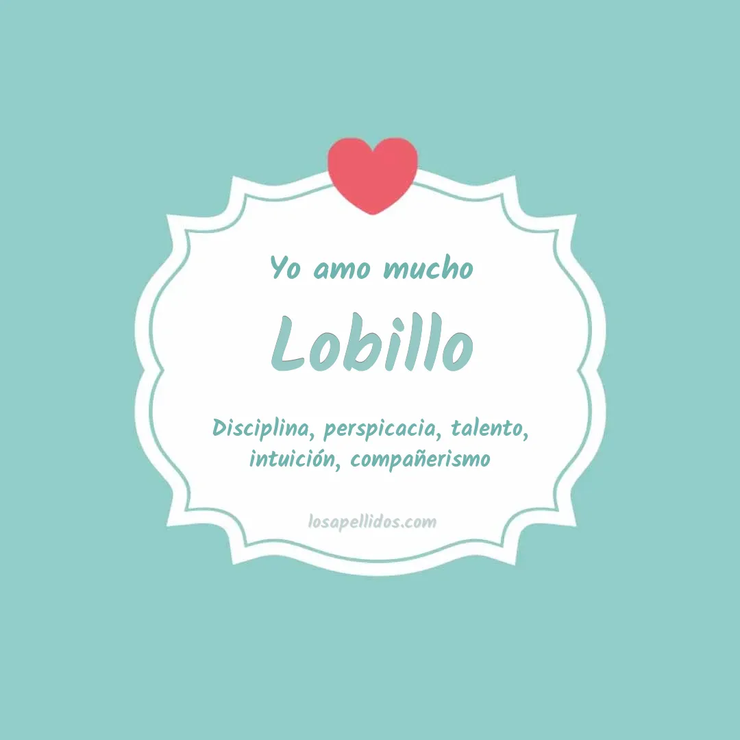 Yo amo mucho Lobillo