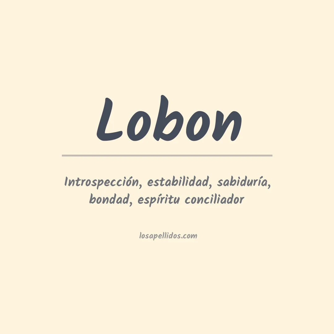 Apellido Lobon