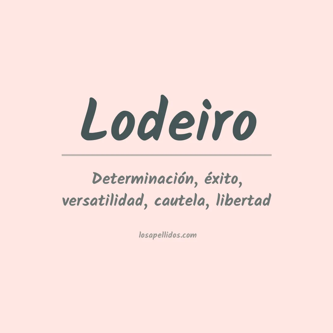 Apellido Lodeiro
