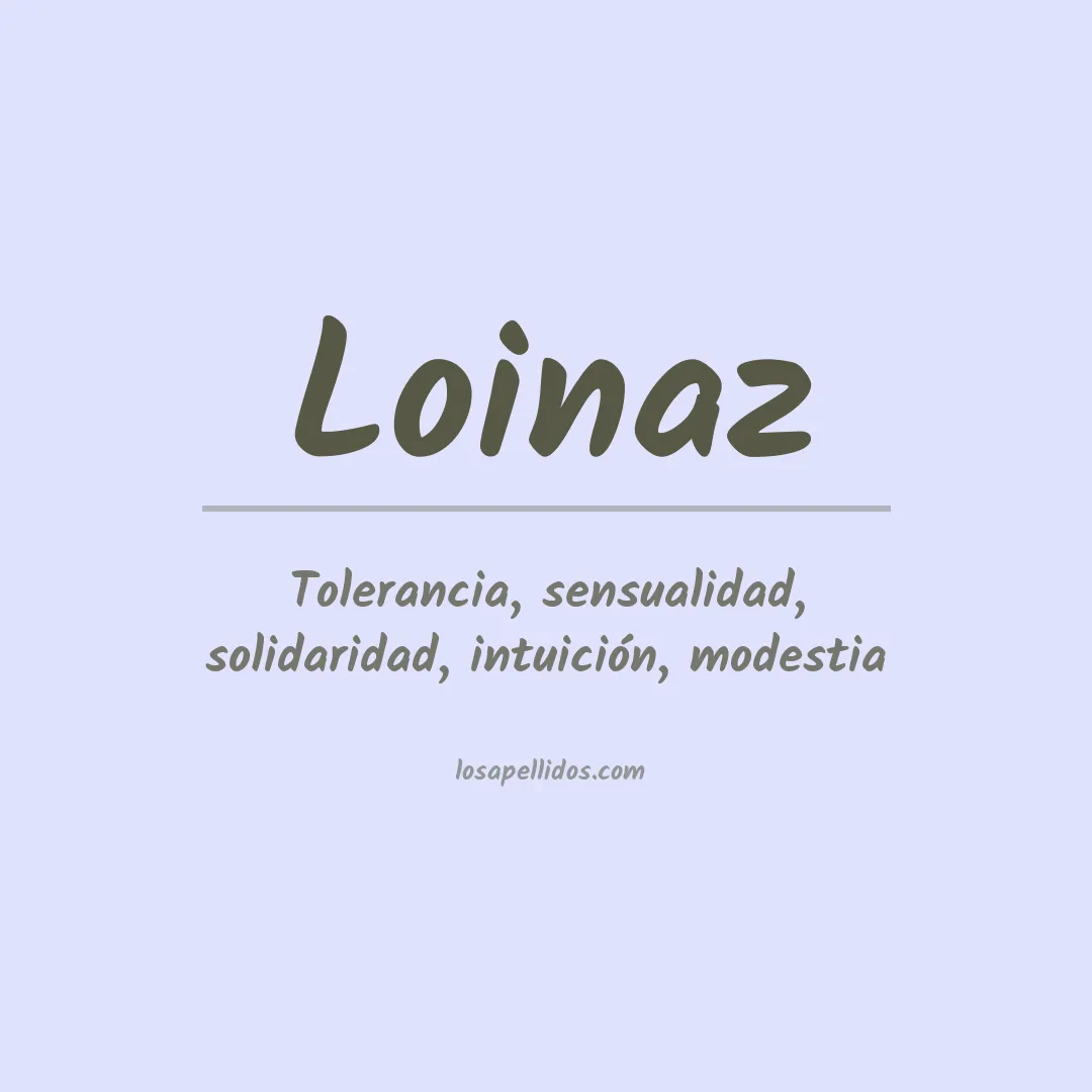 Apellido Loinaz