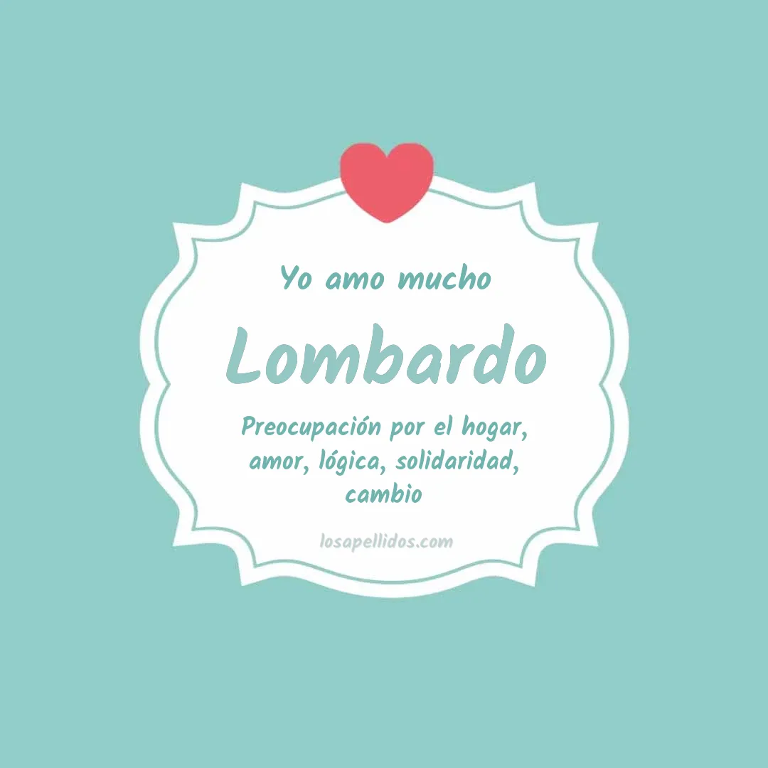 Yo amo mucho Lombardo