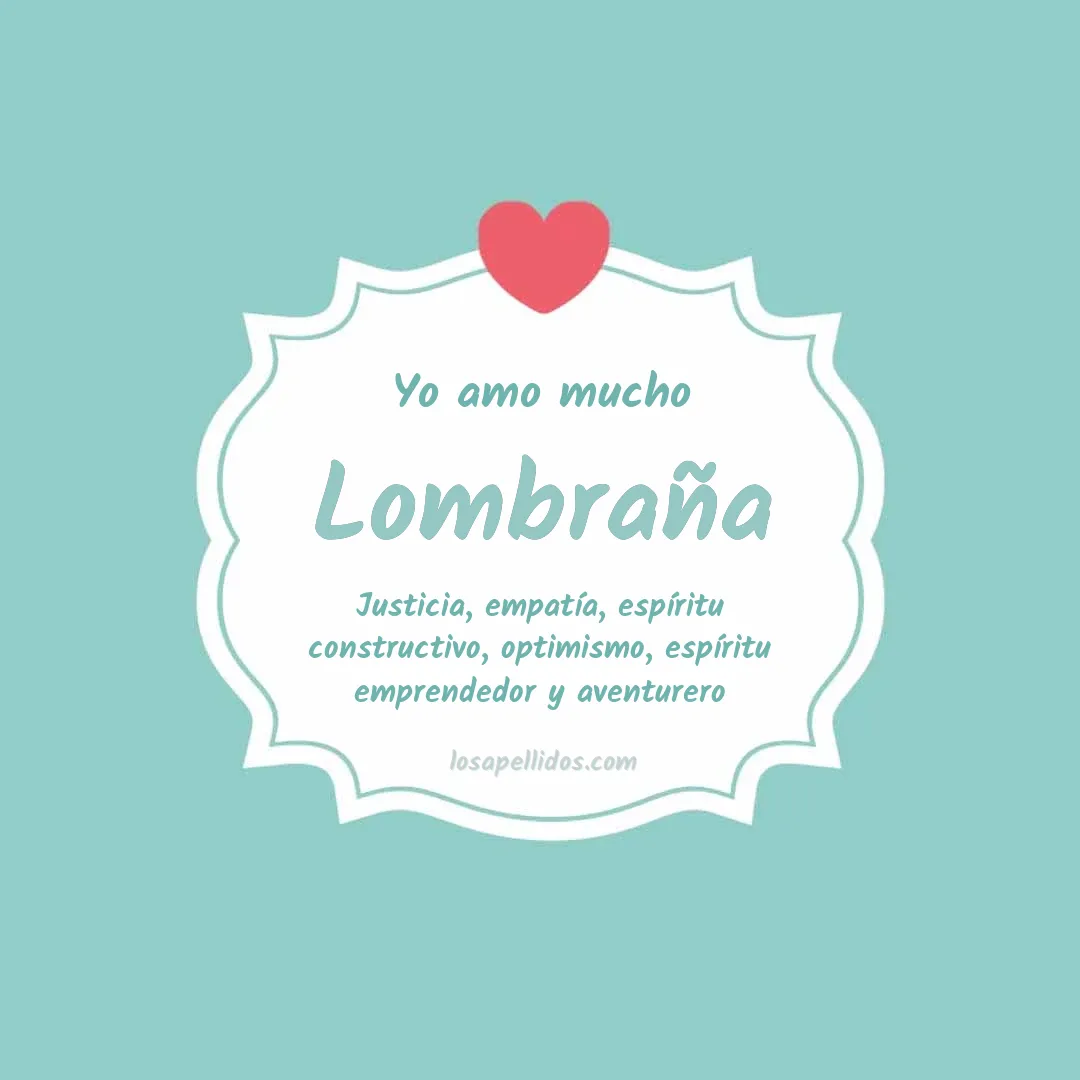 Yo amo mucho Lombraña