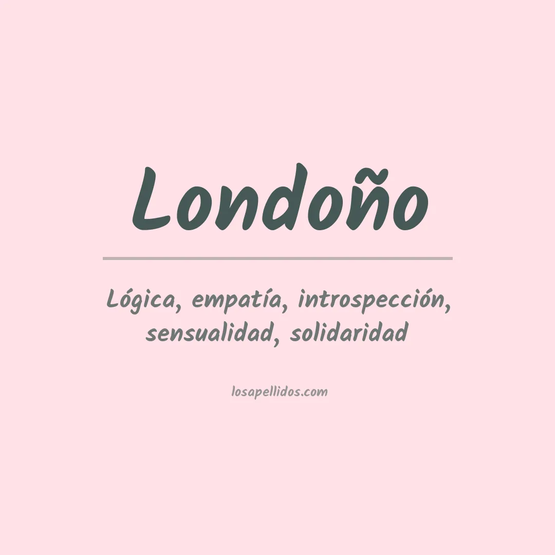 Apellido Londoño