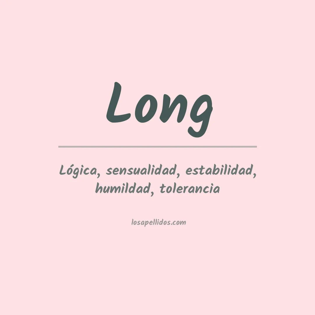 Apellido Long