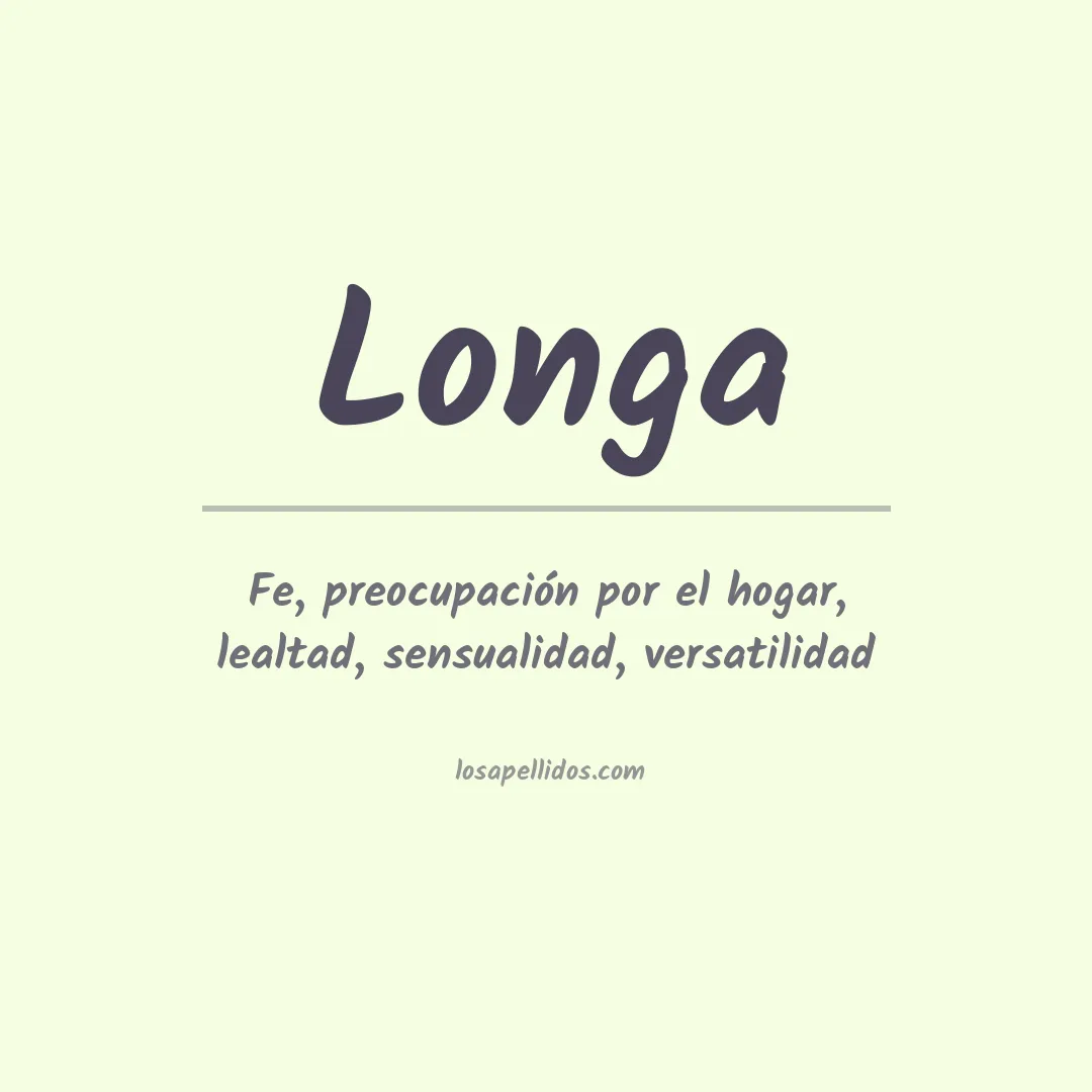 Apellido Longa