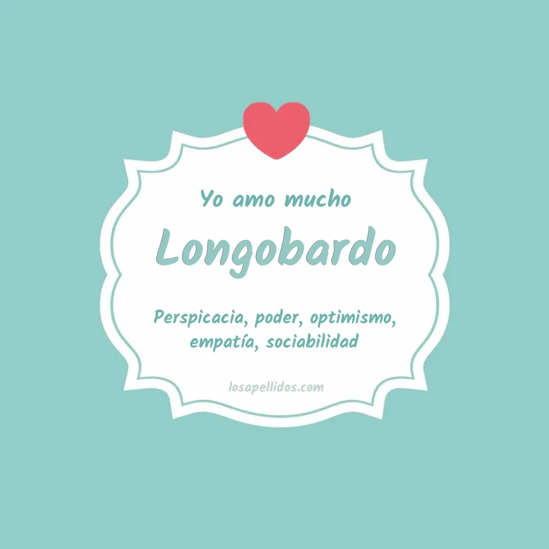 Yo amo mucho Longobardo