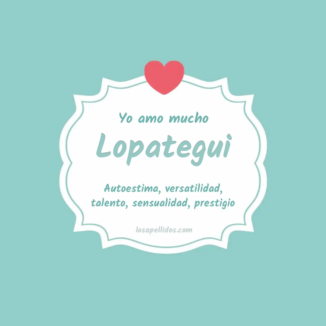 Yo amo mucho Lopategui