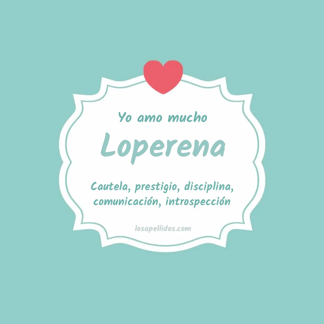 Yo amo mucho Loperena