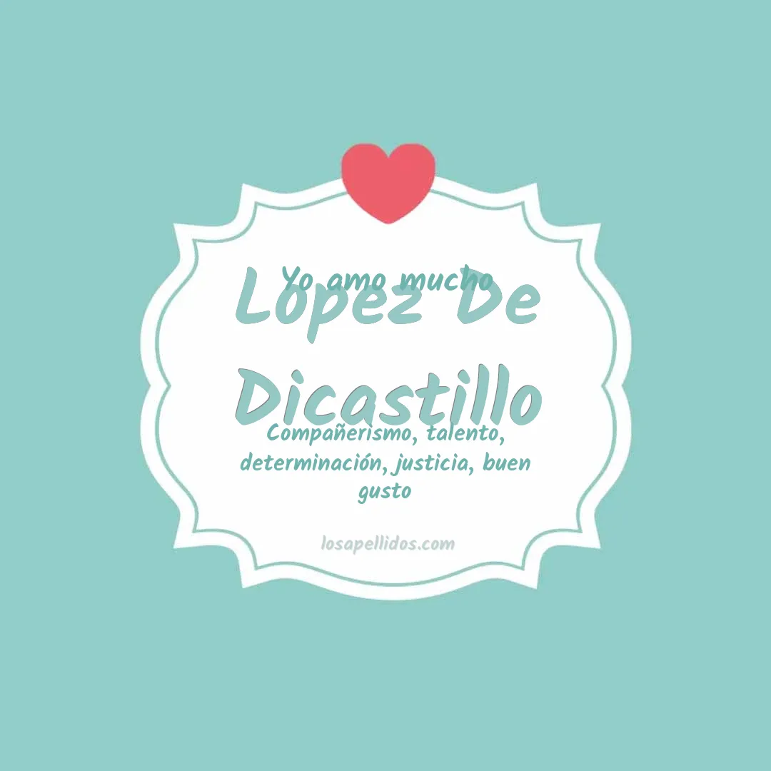 Yo amo mucho Lopez de dicastillo
