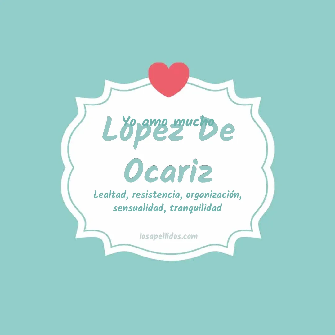 Yo amo mucho Lopez de ocariz