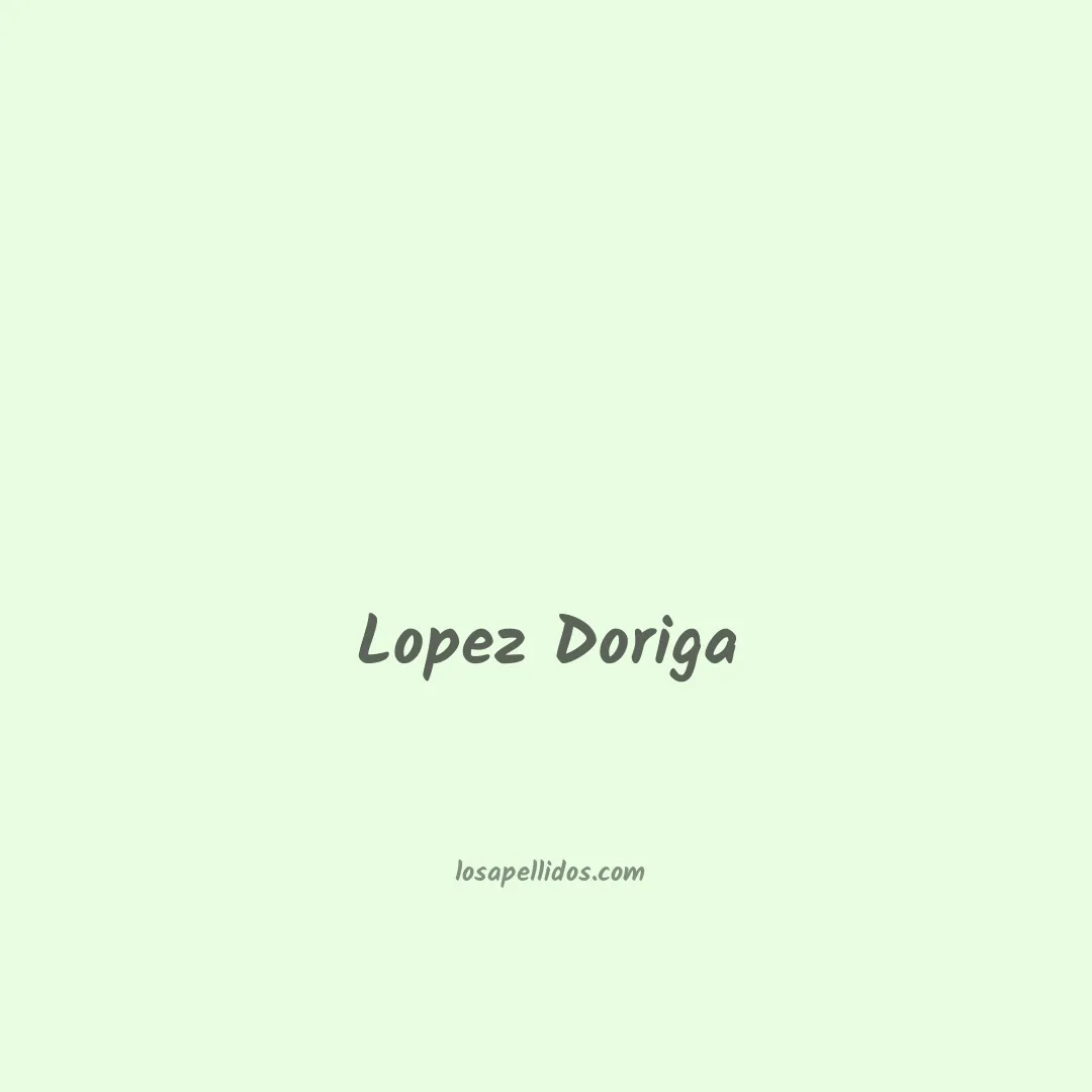 Lopez doriga en chino