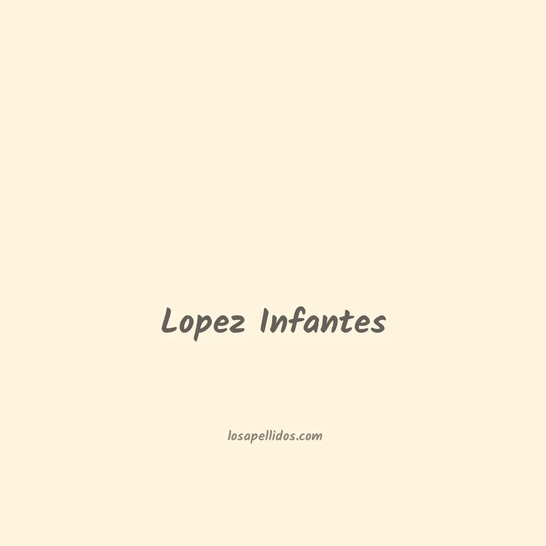 Lopez infantes en chino