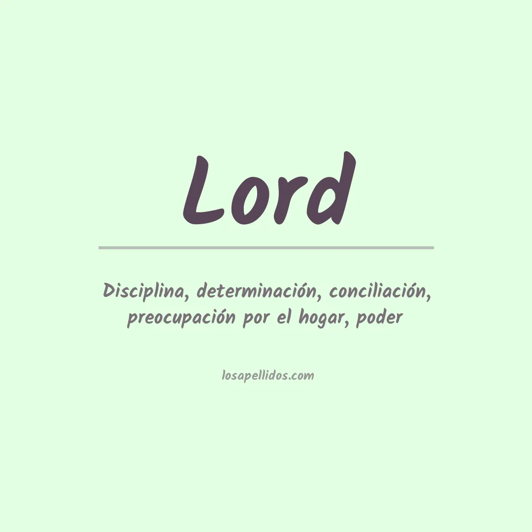 Apellido Lord