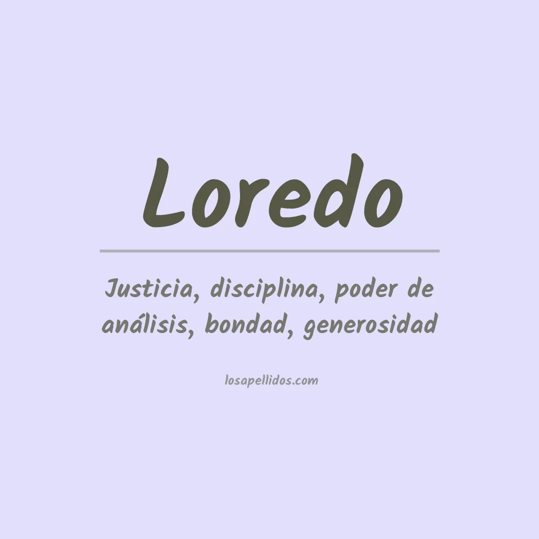 Apellido Loredo