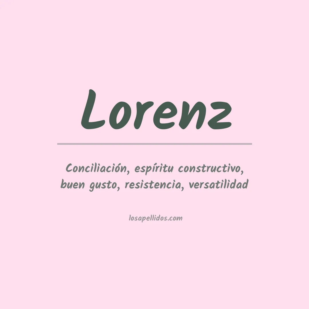 Apellido Lorenz