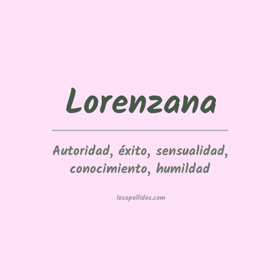 Apellido Lorenzana