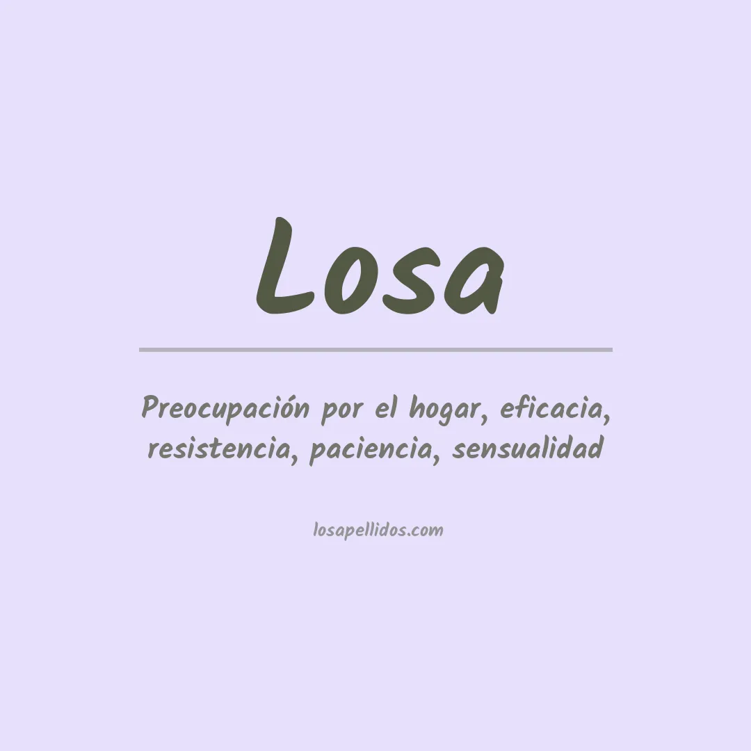 Apellido Losa