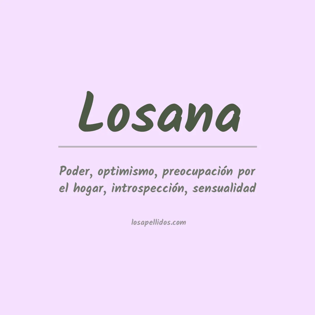 Apellido Losana